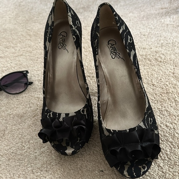 Women’s Carlos peep toe size 8.5 with 4.25” stiletto heel - Picture 8 of 9